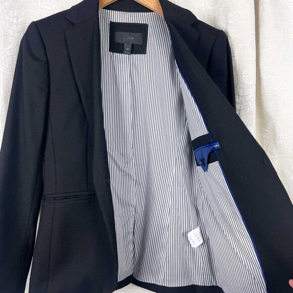 J. Crew schoolboy blazer black stretch wool - Picture 4 of 7